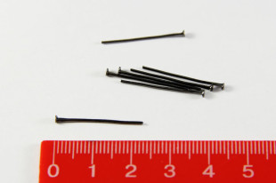 Штифт гвоздик 24 мм 50 шт под черный никель