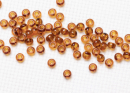Бисер Чехия круглый 06/0 50г 10090h прозрачный светло-коричневый квадратное отверстие