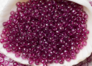 Бисер Япония круглый 11/0 10г 0356 светлый аметист/фуксия, окрашенный изнутри