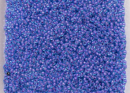 Бисер Чехия круглый 10/0  50г 61328 прозрачный аквамарин с сиреневым прокрасом блестящий (сиренево-синий)